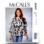 Misses' Women's Pullover Tops Laura Ashley McCall's Sewing Pattern MP507