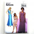 Women's V-Neck Scoopneck Princess Seam Dresses Butterick Sewing Pattern BP297 Women's V-Neck Scoopneck Princess Seam Dresses Butterick Sewing Pattern BP297