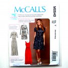 Misses Pullover Gathered Waist Knit Dresses McCall's Sewing Pattern M0540
