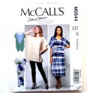 Women's V Neck Pullover Tunic Dresses Palmer Pletsch McCall's Sewing Pattern M0544