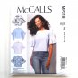Misses' Semi Fitted Tops McCall's Sewing Pattern MP318