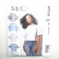 Misses' Semi Fitted Tops McCall's Sewing Pattern MP318