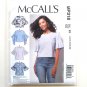 Women's Semi Fitted Tops McCall's Sewing Pattern MP318