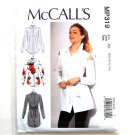 Fitted Shirts Blouses McCall's Sewing Pattern MP319