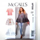 Misses' Tops Flared Sleeves McCall's Sewing Pattern MP330