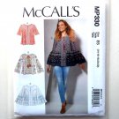Women's' Tops Flared Sleeves McCall's Sewing Pattern MP330