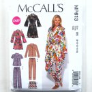 Misses' PJ Robe Pants Easy McCall's Sewing Pattern MP613 Misses' PJ Robe Pants Easy McCall's Sewing Pattern MP613