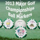 MAJORS PGA OPEN MASTERS RYDER CUP 2013 POKER CHIP GOLF BALL MARKER ACCESSORIES