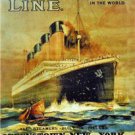 RMS Titanic White Star Line Poster 1911 Historic Photo