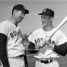 CARL YASTRZEMSKI TED WILLIAMS BASEBALL PHOTO