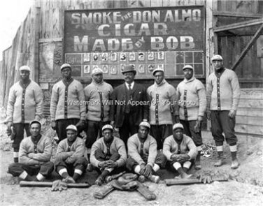Historical Black League Baseball Gophers Team Colored African Americans Photo