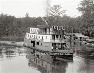 Silver Springs Florida Ocklawaha River Steam Boat Relaxing Nautical Theme Photo