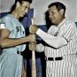 Ted Williams Boston Red Sox Babe Ruth New York Yankees MLB Baseball Color Photo