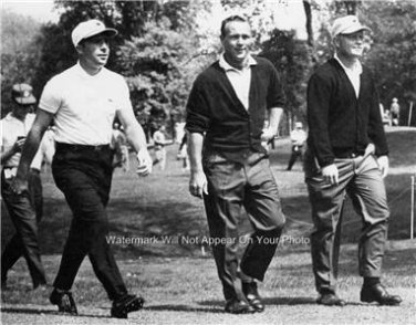 ARNOLD PALMER GARY PLAYER JACK NICKLAUS PGA PROS HALL OF FAME RARE MASTERS PHOTO