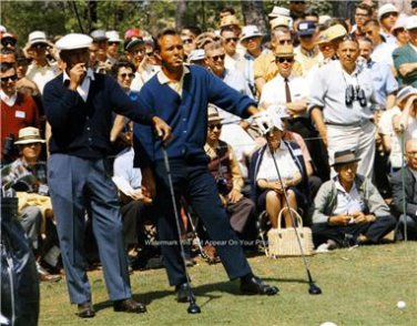 THE KING ARNOLD PALMER BEN HOGAN 1966 MASTERS PHOTO PGA TOUR GOLF LEGENDS