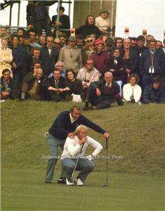 JACK NICKLAUS GOLDEN BEAR ARNOLD PALMER THE KING 1973 RYDER CUP PHOTO PGA GOLF