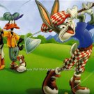 Bugs Bunny Golfing Huge Photo Poster Cool 13 x 17