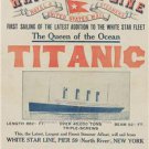 RMS TITANIC AMAZING VINTAGE LOOKING POSTER PHOTO WHITE STAR PASSENGER SHIP LINE