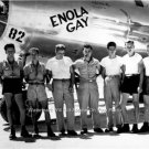 HISTORICAL PHOTO ENOLA GAY AIR PLANE CREW B 29 SUPERFORTRESS BOMBER ATOMIC BOMB
