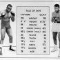 Ali Sonny Liston 1964 Fight Tale of Tape Poster Photo