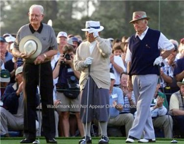 GENE SARAZEN SAM SNEAD BYRON NELSON 1984 PHOTO PGA GOLF AUGUSTA NATIONAL MASTERS