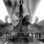 RMS Titanic Propellers 1911 with workers  Amazing Photo