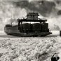 PHOTO DETROIT MICHIGAN AUOTMOBILES TRAIN CARS FERRY BOAT ICE FROZEN LAKE ERIE