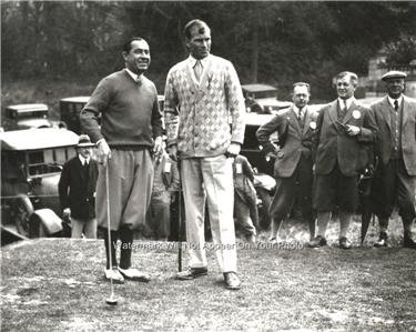 PHOTO ARCHIE COMPTON WALTER HAGEN "THE HAIG" U.S. OPEN PGA PROFESSIONAL GOLFER