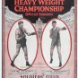 Fighters Jack Dempsey Gene Tunney Heavyweight Boxing Legends Greats Poster Photo