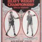 Fighters Jack Dempsey Gene Tunney Heavyweight Boxing Legends Greats Poster Photo