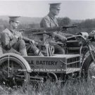 World War One Soldier Machine Gun Indian Motorcycles Photo American Made Bike