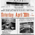 RMS Titanic White Star Line Passenger Cruise Steam Ship Ticket Poster Wall Photo