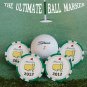THE MASTERS 2012 POKER CHIP GOLF BALL MARKER 4 PIECE COLLECTABLE ACCESSORY GIFT