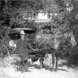 VINTAGE ERA RARE DOCTOR HORSE AND BUGGY PHOTO 1894 PHYSICIANS CASE CARRIAGE