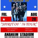Kiss Concert Poster Photo American Rock & Roll All Nite Music Band Gene Simmons