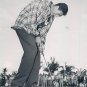 Ted Williams Playing Golf Photo Boston Red Sox Baseball Legend U S Marine Pilot