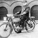 Rare Vintage Police Officer 1911 Harley Davidson American Made Motorcycle Photo