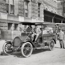 Parcel Post Office Department U.S. Mail Man Early Postal Kissel Vehicle Photo