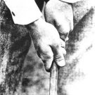 BOBBY JONES WOODEN SHAFT GRIP PHOTO AMATEUR GOLF LEGEND GEORGIA LAWYER MASTERS