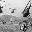 PHOTO HUEY HELICOPTERS U.S. MILITARY ARMY VIETNAM WAR LAOS NAPALM HO CHI MINH