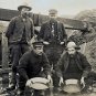 ALASKA GOLD RUSH MINING GOLD BULLION MINERS PANNING SILT PROSPECTING PHOTO 1800S