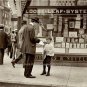 Vintage Old Time News Paper Boy 1905 New York City Sepia Tone Wall Art Photo