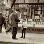 Vintage Old Time News Paper Boy 1905 New York City Sepia Tone Wall Art Photo