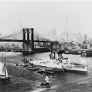 Ship USS Florida 1912 Naval Battleship History New York Brooklyn Bridge Photo