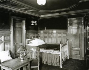 RMS TITANIC FIRST CLASS STATEROOM WHITE STAR PASSENGER SHIP LINE 1912 PHOTO