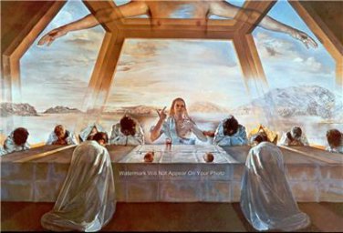 Salvador Dali "The Last Supper" Poster Photo Artist