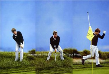 Tom Watson 1982 Pebble Beach Miracle Chip-In golf photo