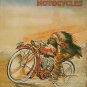 VINTAGE LOOKING INDIAN CHIEF SCOUT MOTORCYCLE COLOR POSTER PHOTO AMERICAN MADE