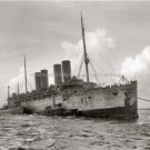 WW1 Imperial German Navy Passenger Liner Steam Ship Norfolk Naval Yard Photo