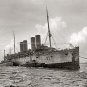 WW1 Imperial German Navy Passenger Liner Steam Ship Norfolk Naval Yard Photo